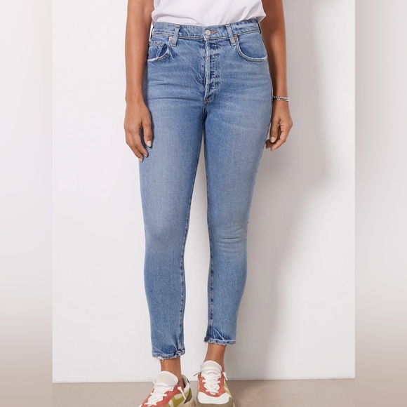 AGOLDE Nico High Rise Slim Light Denim Jeans | Size 26 - Picture 2 of 8